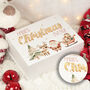 Personalised Santa And Reindeer 3D Magnetic Christmas Eve Box, thumbnail 1 of 4