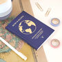 Personalised Couples Memory Pocket Passport Journal, thumbnail 2 of 7