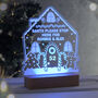 Personalised Gingerbread House Wooden Based LED Christmas Light, thumbnail 6 of 10
