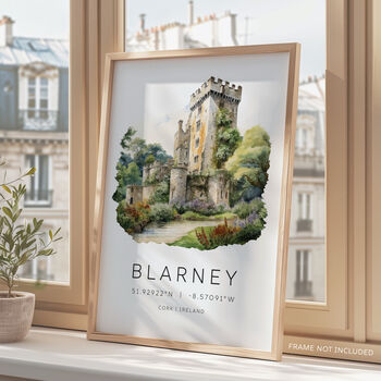 Ireland Travel Print Of Blarney Castle, 3 of 7