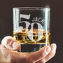50th Birthday Personalised Tumbler Glass, thumbnail 6 of 6