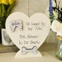 Personalised Memorial Dog Heart Christmas Day, thumbnail 4 of 8