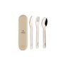 Citron Travel Cutlery Set With Case Father's Day Gift, thumbnail 10 of 12