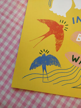 Greet The Day Illustrated Print, 5 of 5