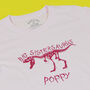 'Big Sistersaurus' New Baby Announcement T Shirt, thumbnail 6 of 6