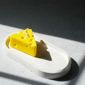 Cheese Shaped Soy Candle, 2 of 4