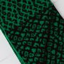 Leopard Lambswool Reversible Scarf, thumbnail 6 of 12