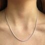 16 Inch Sterling Silver Snake Chain Necklace, thumbnail 1 of 5
