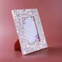 G Decor Marcelline Handmade Mother Of Pearl Photo Frame, thumbnail 3 of 3