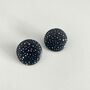 Polka Concrete Studs In Black And White, thumbnail 2 of 2