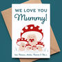Personalised Mummy Toadstool Mother's Day Card, thumbnail 5 of 5