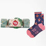 Dog Lover Bamboo Socks Women's Christmas Cracker Hanging Tree Decoration, thumbnail 1 of 5