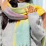 Personalised Pastel Check Winter Scarf, thumbnail 4 of 5