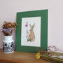Hare And Bell Heather A5 Giclee Fine Art Print, thumbnail 5 of 11