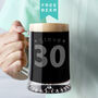 Personalised 30th Birthday Age And Name Beer Tankard, thumbnail 1 of 4