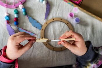 Personalised Make Your Own Dreamcatcher Craft Kit, 10 of 11