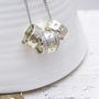 Personalised Gold Hoop And Diamond Spacers, thumbnail 8 of 11