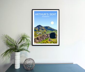 Arthurs Seat Edinburgh Art Print, 4 of 4