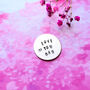 Father's Day Pocket Token Love You Dad, thumbnail 2 of 3