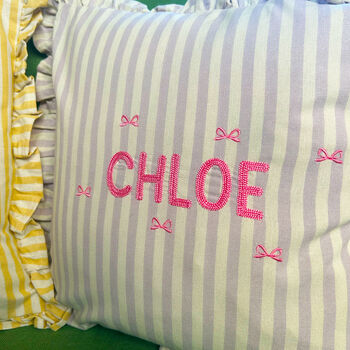 Embroidered Bespoke Cushions, 7 of 10