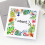 Personalised Floral And Bird Watercolour Card, thumbnail 1 of 3