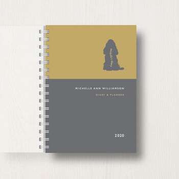 Personalised 2024 Diary For Cocker Spaniel Lovers, 7 of 8
