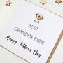 Personalised Father's Day Card For Dad Or Grandad, thumbnail 3 of 3