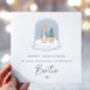 Peter Rabbit Snowglobe Grandson Christmas Card *Fully Personalised, thumbnail 2 of 3
