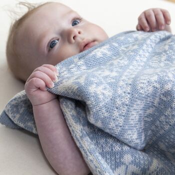 Bure Cashmere Cotton Baby Blanket, 6 of 7