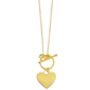 Heart T Bar Necklace, thumbnail 5 of 7