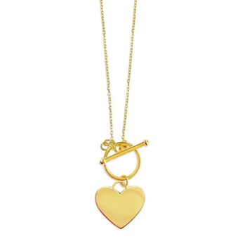 Heart T Bar Necklace, 5 of 7