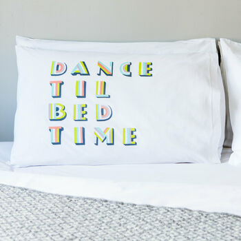 Personalised Gift For Dancer Pillowcase, 4 of 7