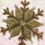 Antique Gold Glass Beaded Star Tree Topper, thumbnail 2 of 4