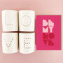 Valentine Or Anniversary Love Candles Gift And Card, thumbnail 1 of 3