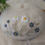 Cream Classic Beret Hat, thumbnail 1 of 5