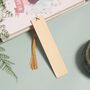 Personalized Wooden Bookmark Gift For Book Lovers, thumbnail 6 of 10