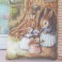 Lavender Sachet Gift Decoration With Vintage Style Bunny Print, thumbnail 3 of 5