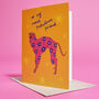 To My Most Fabulous Friend Cute Dog Galentines Card, thumbnail 1 of 3