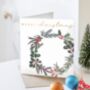 Eight Luxury Wreath Charity Christmas Cards, thumbnail 2 of 5