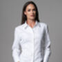 Charmaine White Textured Tuxedo Evening Shirt, thumbnail 1 of 4