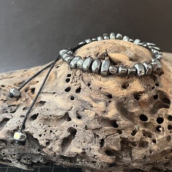 Modern Beaded Natural Stone Bracelet | Gift For Him, 2 of 4