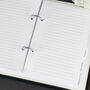 Personalised Floral Watercolour Wedding Planner, thumbnail 11 of 12