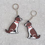 Springer Spaniel Key Ring Personalisation Available, thumbnail 7 of 8