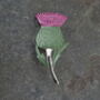 Thistle Flower Brooch, thumbnail 5 of 5