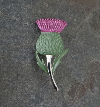 Thistle Flower Brooch, 5 of 5
