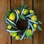 Citrus Lemon Wreath, thumbnail 1 of 4