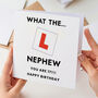Funny 17th Birthday Card For Nephew, thumbnail 2 of 2