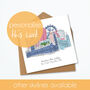 London Graduation Skyline Personalised Card, thumbnail 1 of 9