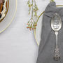 Personalised Vintage Silver Plated Dessert Spoon, thumbnail 4 of 5