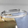 Child's Sterling Silver Expanding Bangle With Star, thumbnail 4 of 5